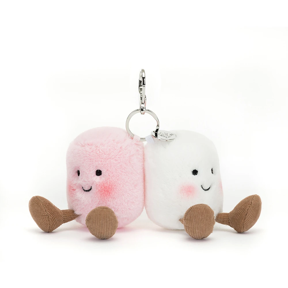 Jellycat Anhänger Amuseables Pair Of Marshmallows Bag Charm 1 Jellycat Anhänger Amuseables Pair Of Marshmallows Bag Charm