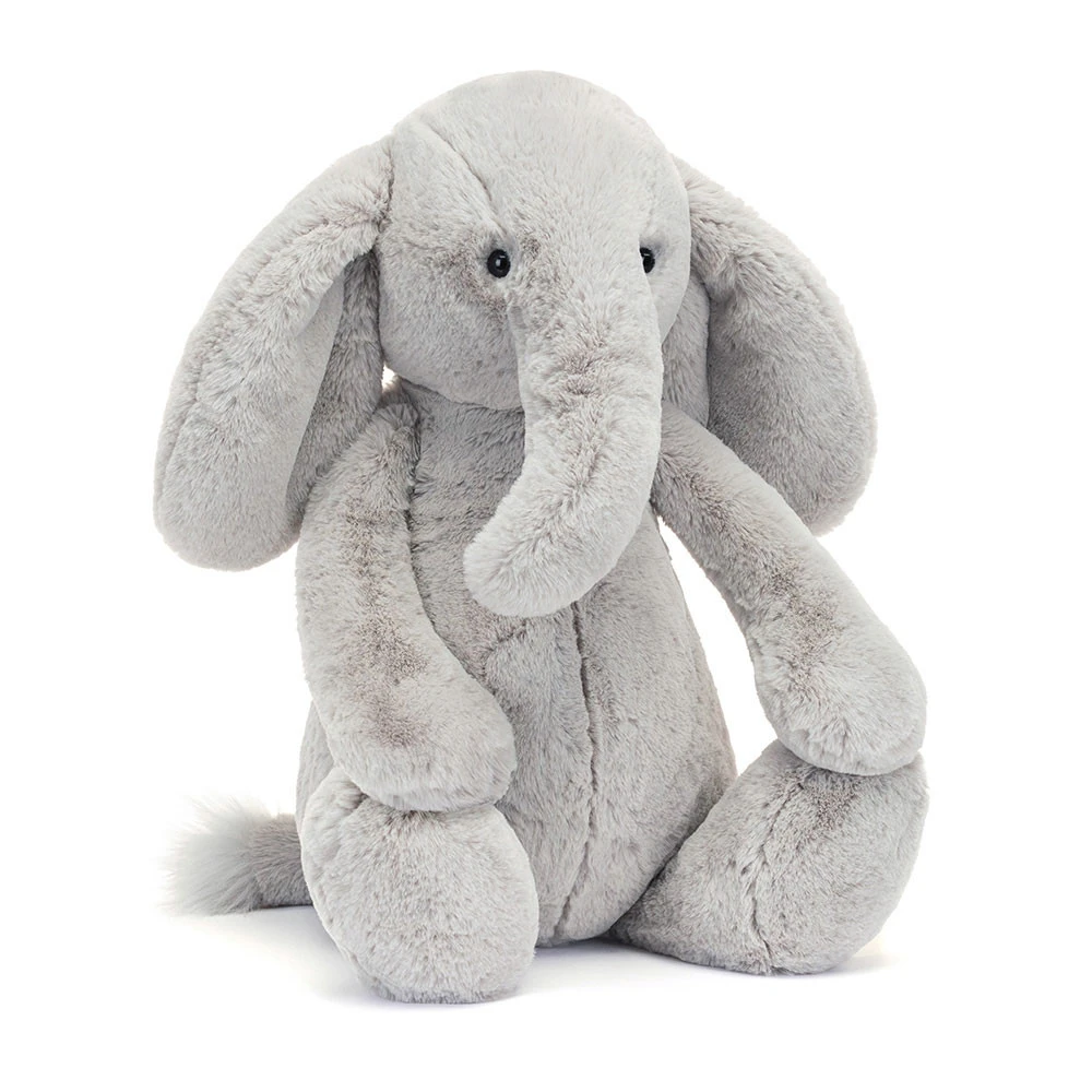Jellycat Stofftier Bashful Luxe Elephant Thuddeus Big Plüsch-Elefant Groß 4 Jellycat Stofftier Bashful Luxe Elephant Thuddeus Big Plüsch-Elefant Groß – Bild 4