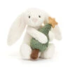 Jellycat Stofftier Bashful Bunny With Christmas Tree Hase Mit Weihnachtsbaum