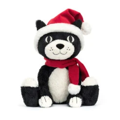 Jellycat Stofftier Christmas Jellycat Jack Plüschtier Weihnachtskatze