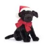 Jellycat Stofftier Winter Warmer Pippa Black Labrador