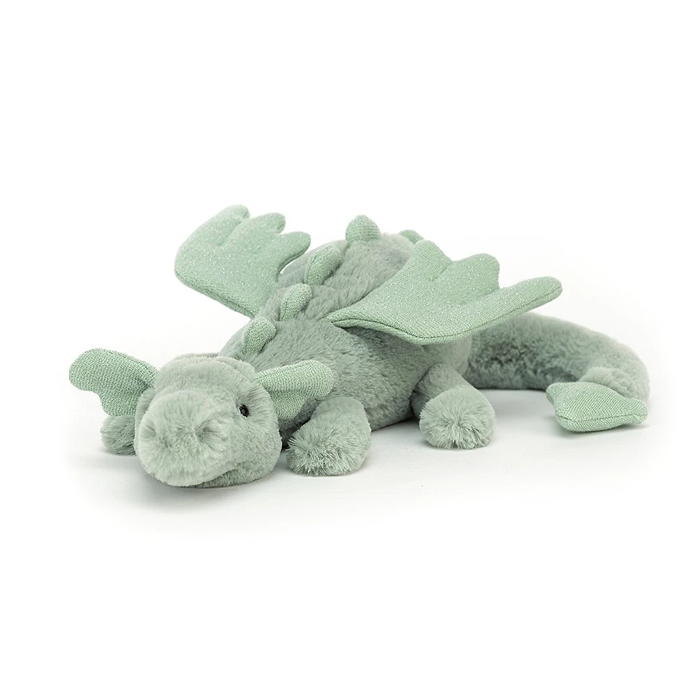 Jellycat Stofftier Sage Dragon Little 1 Jellycat Stofftier Sage Dragon Little