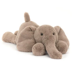 Jellycat Stofftier Smudge Elephant Large Liegender Plüsch Elefant