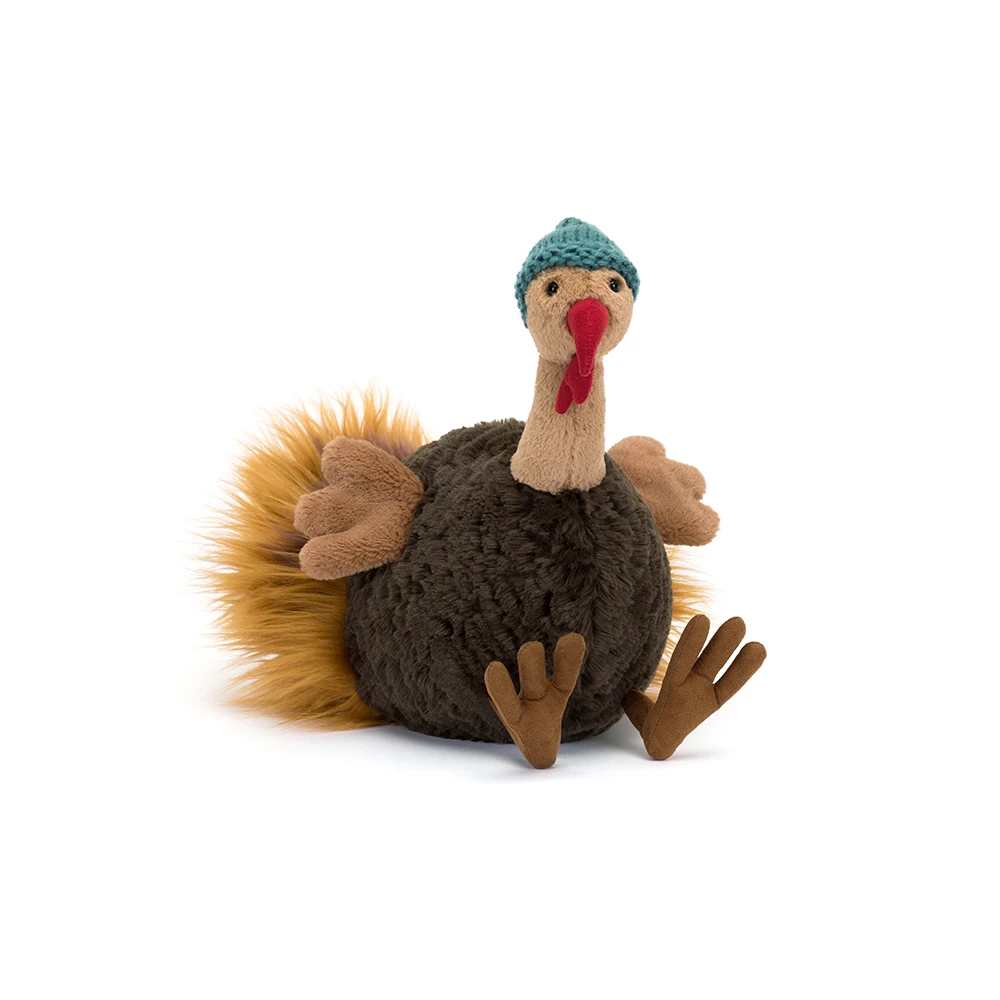 Jellycat Stofftier Theo Turkey Truthahn Plüschtier 2 Jellycat Stofftier Theo Turkey Truthahn Plüschtier – Bild 2