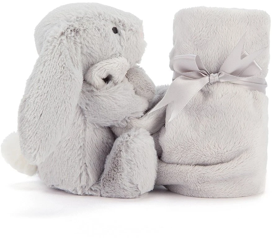 Jellycat Schnuffeltuch Bashful Hase Silber - 33 Cm 4 Jellycat Schnuffeltuch Bashful Hase Silber - 33 Cm – Bild 4