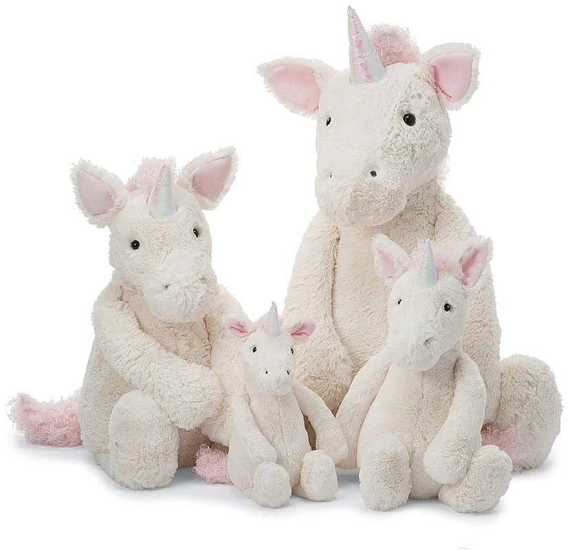 Jellycat Bashful Einhorn Mittelgroß - 31 Cm 4 Jellycat Bashful Einhorn Mittelgroß - 31 Cm – Bild 4