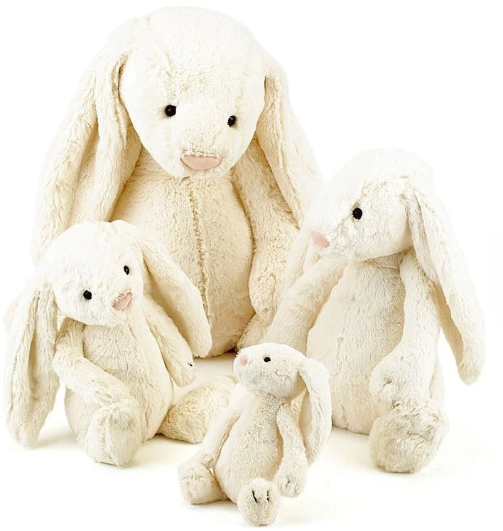 Jellycat Bashful Hase Cremefarben Mittelgroß - 31cm 4 Jellycat Bashful Hase Cremefarben Mittelgroß - 31cm – Bild 4