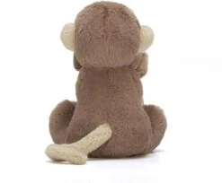 Jellycat Schnuffeltuch Bashful Affe - 33 Cm -Jellycat afbeelding 4 31