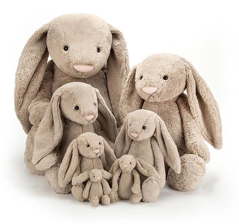 Jellycat Bashful Hase Beige Sehr Groß - 51cm 4 Jellycat Bashful Hase Beige Sehr Groß - 51cm – Bild 4