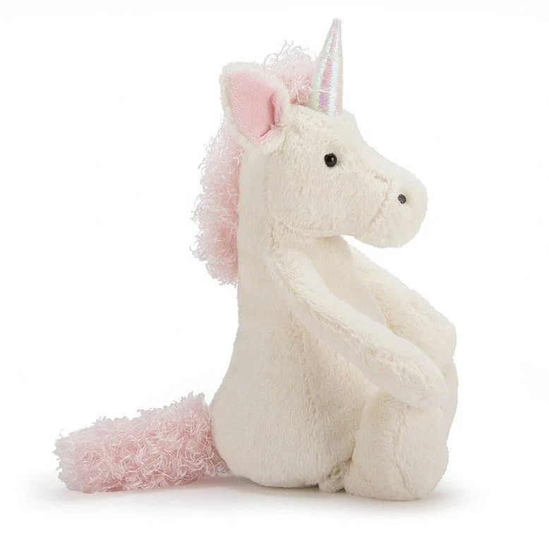 Jellycat Bashful Einhorn Mittelgroß - 31 Cm 2 Jellycat Bashful Einhorn Mittelgroß - 31 Cm – Bild 2