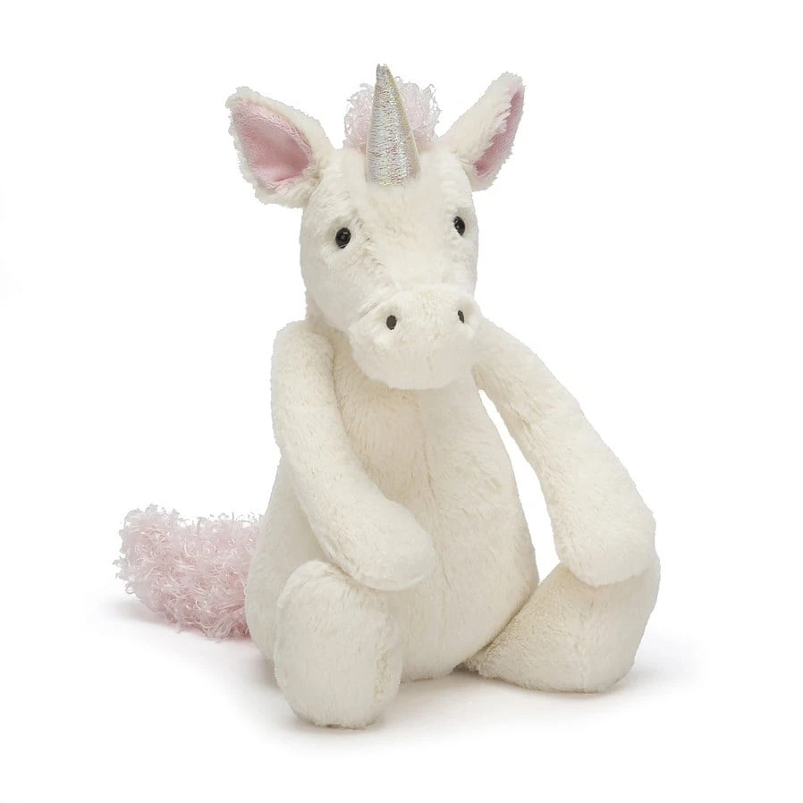 Jellycat Bashful Einhorn Mittelgroß - 31 Cm 1 Jellycat Bashful Einhorn Mittelgroß - 31 Cm