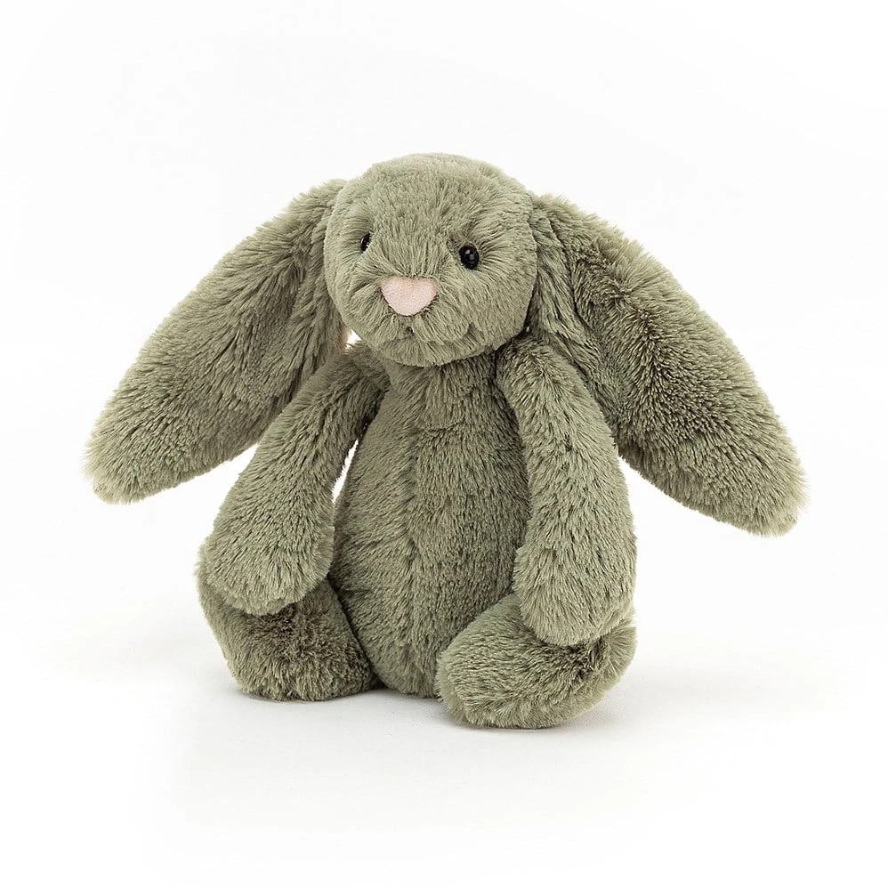 Jellycat Bashful Hase Farnfarben Klein - 18x9cm 1 Jellycat Bashful Hase Farnfarben Klein - 18x9cm