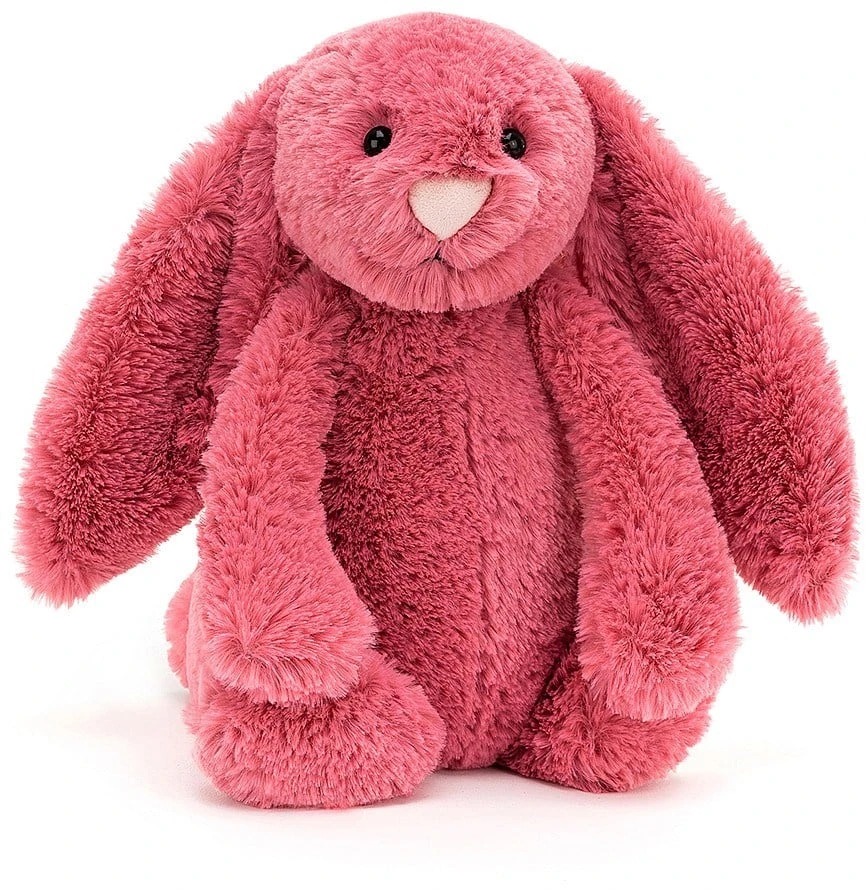 Jellycat Bashful Hase Kirschrot Mittelgroß - 31x12cm 1 Jellycat Bashful Hase Kirschrot Mittelgroß - 31x12cm