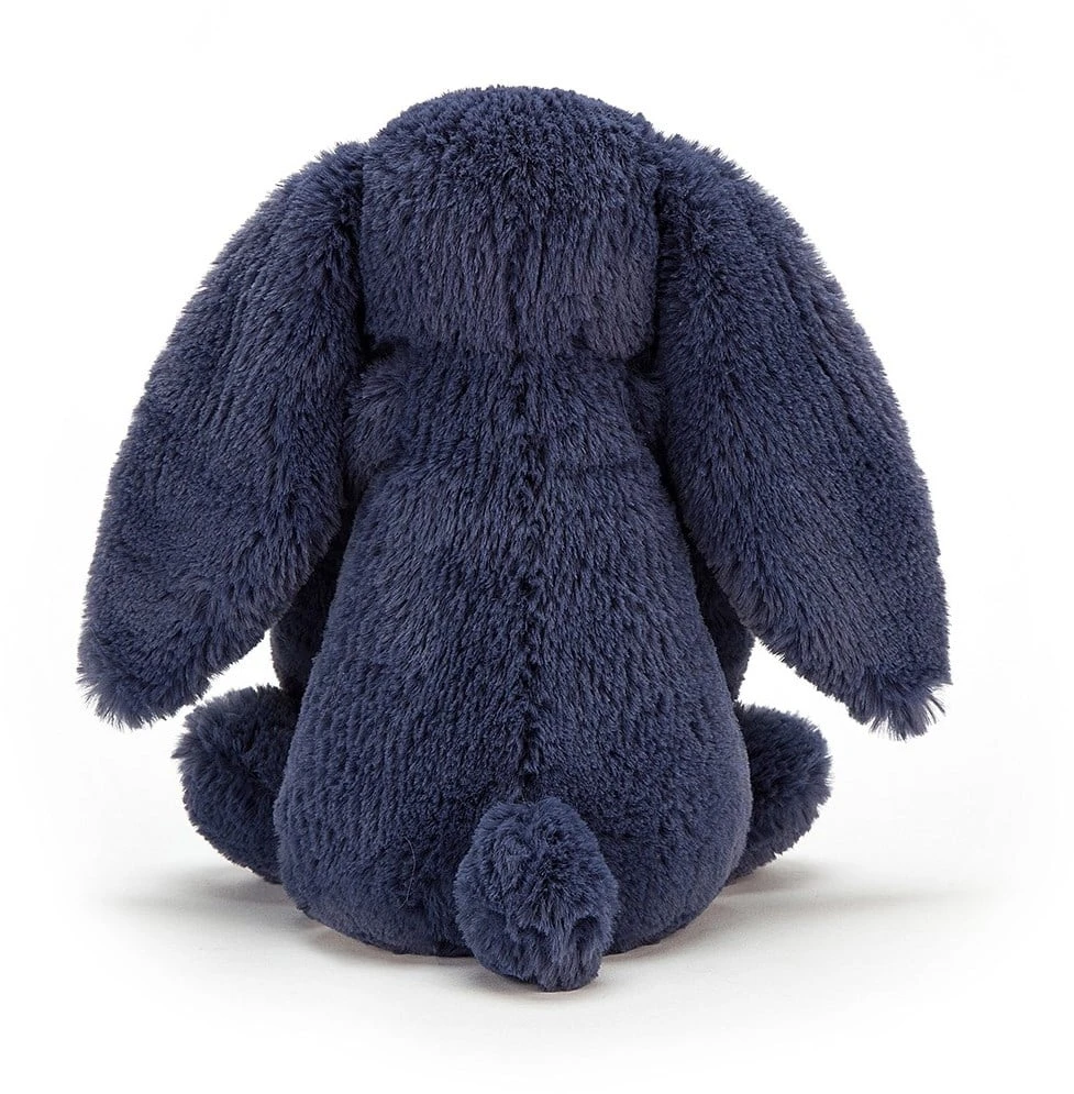 Jellycat Bashful Hase Marineblau Mittelgroß 31cm 3 Jellycat Bashful Hase Marineblau Mittelgroß 31cm – Bild 3