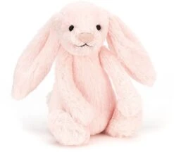 Jellycat Bashful Hase Rosa Rassel - 18cm