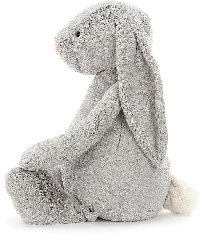 Jellycat Bashful Hase Silber Gigantisch - 108cm 2 Jellycat Bashful Hase Silber Gigantisch - 108cm – Bild 2
