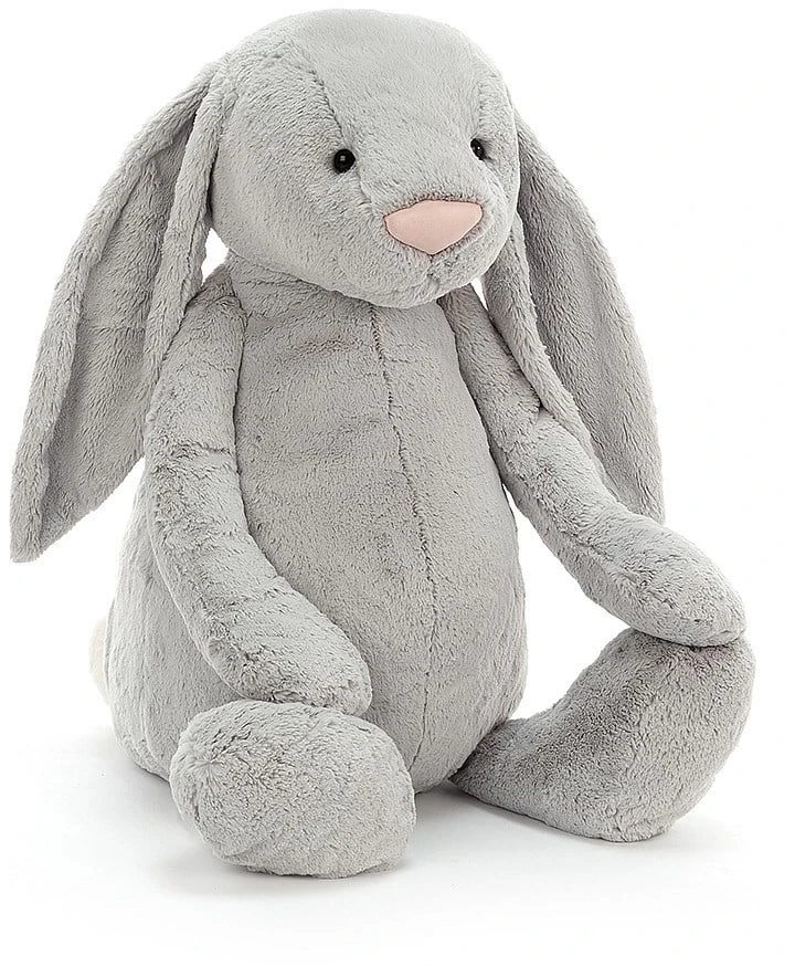 Jellycat Bashful Hase Silber Gigantisch - 108cm 1 Jellycat Bashful Hase Silber Gigantisch - 108cm