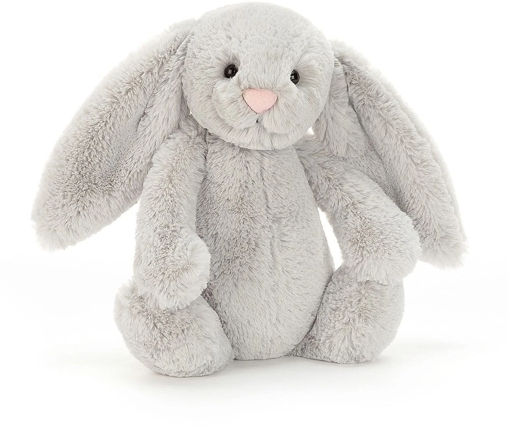 Jellycat Bashful Hase Silber Mittelgroß - 31cm 1 Jellycat Bashful Hase Silber Mittelgroß - 31cm