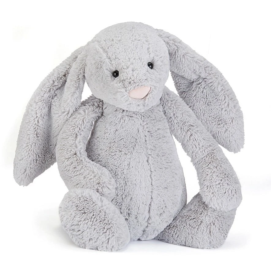 Jellycat Bashful Hase Silber Sehr Groß - 51cm 1 Jellycat Bashful Hase Silber Sehr Groß - 51cm