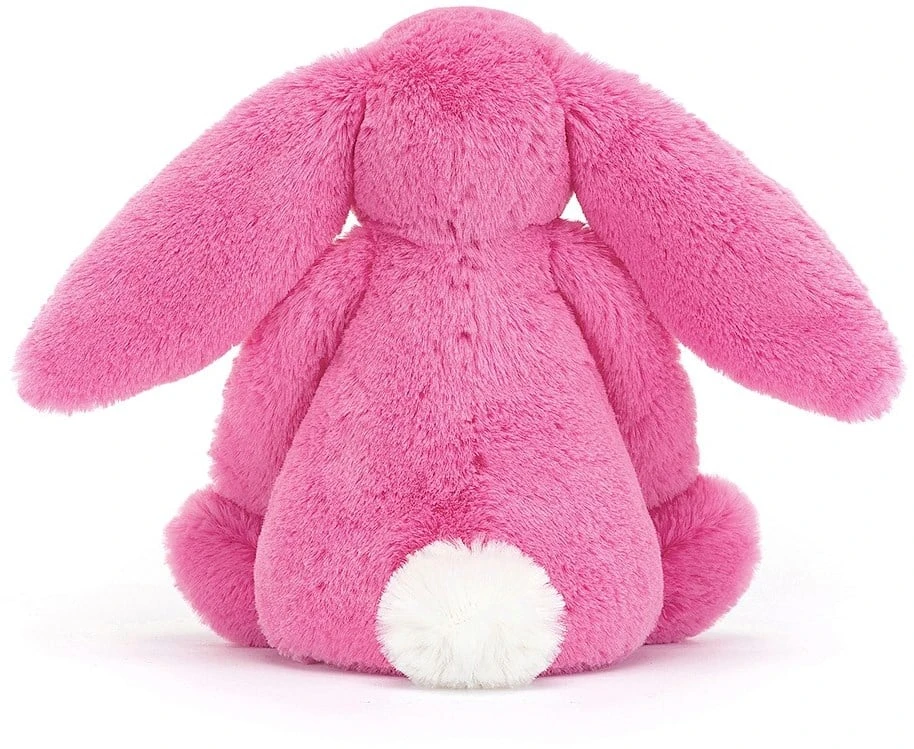 Jellycat Bashful Hot Pink Hase Klein - 18x9cm 3 Jellycat Bashful Hot Pink Hase Klein - 18x9cm – Bild 3
