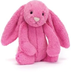 Jellycat Bashful Hot Pink Hase Mittelgroß - 31x12cm