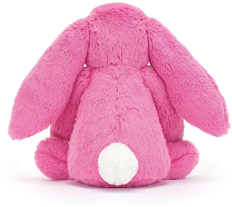 Jellycat Bashful Hot Pink Hase Mittelgroß - 31x12cm 3 Jellycat Bashful Hot Pink Hase Mittelgroß - 31x12cm – Bild 3