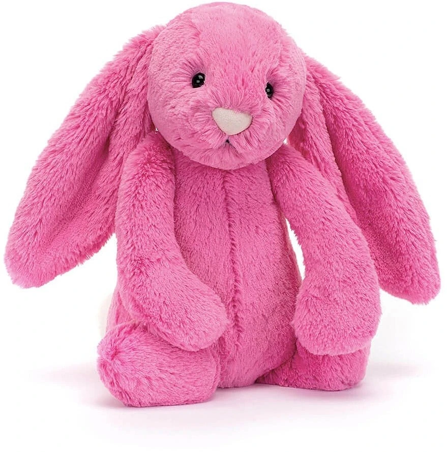 Jellycat Bashful Hot Pink Hase Mittelgroß - 31x12cm 1 Jellycat Bashful Hot Pink Hase Mittelgroß - 31x12cm