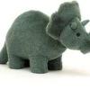 Jellycat Fossilly Triceratops - 17cm
