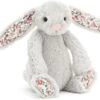 Jellycat Hase Blossom Silber Baby - 13cm