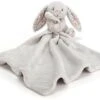 Jellycat Hase Blossom Silber Schnuffeltuch