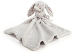Jellycat Hase Blossom Silber Schnuffeltuch