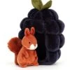 Jellycat Kuscheltier Brambling Eichhörnchen Brombeere - 18cm