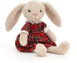 Jellycat Kuscheltier Lottie Hase Tartan - 17cm