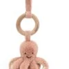 Jellycat Odell Oktopus Holzgreifring - 21cm