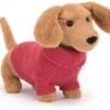 Jellycat Pullover Würstchen Hund Rosa - 14x7cm