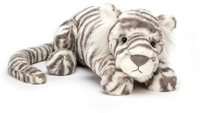 Jellycat Sacha Schneetiger Klein - 27cm 1 Jellycat Sacha Schneetiger Klein - 27cm
