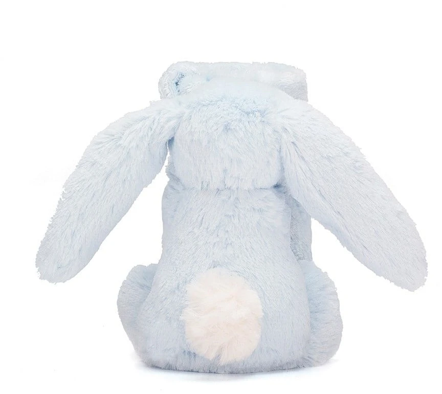 Jellycat Schnuffeltuch Bashful Hase Blau - 34cm 3 Jellycat Schnuffeltuch Bashful Hase Blau - 34cm – Bild 3