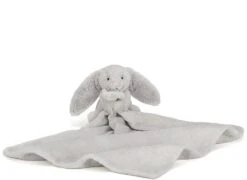 Jellycat Schnuffeltuch Bashful Hase Silber - 33 Cm
