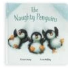 Jellycat The Naughty Penguins Buch - 21cm