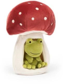 Jellycat Wald Fauna Frosch - 21x11cm -Jellycat jellycat wald fauna frosch 21x11cm 3
