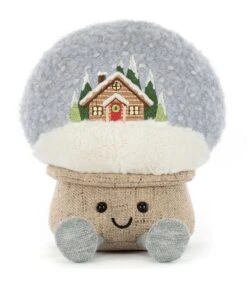 Jellycat Stofftier Amusealbes SnowGlobe Schneekugel