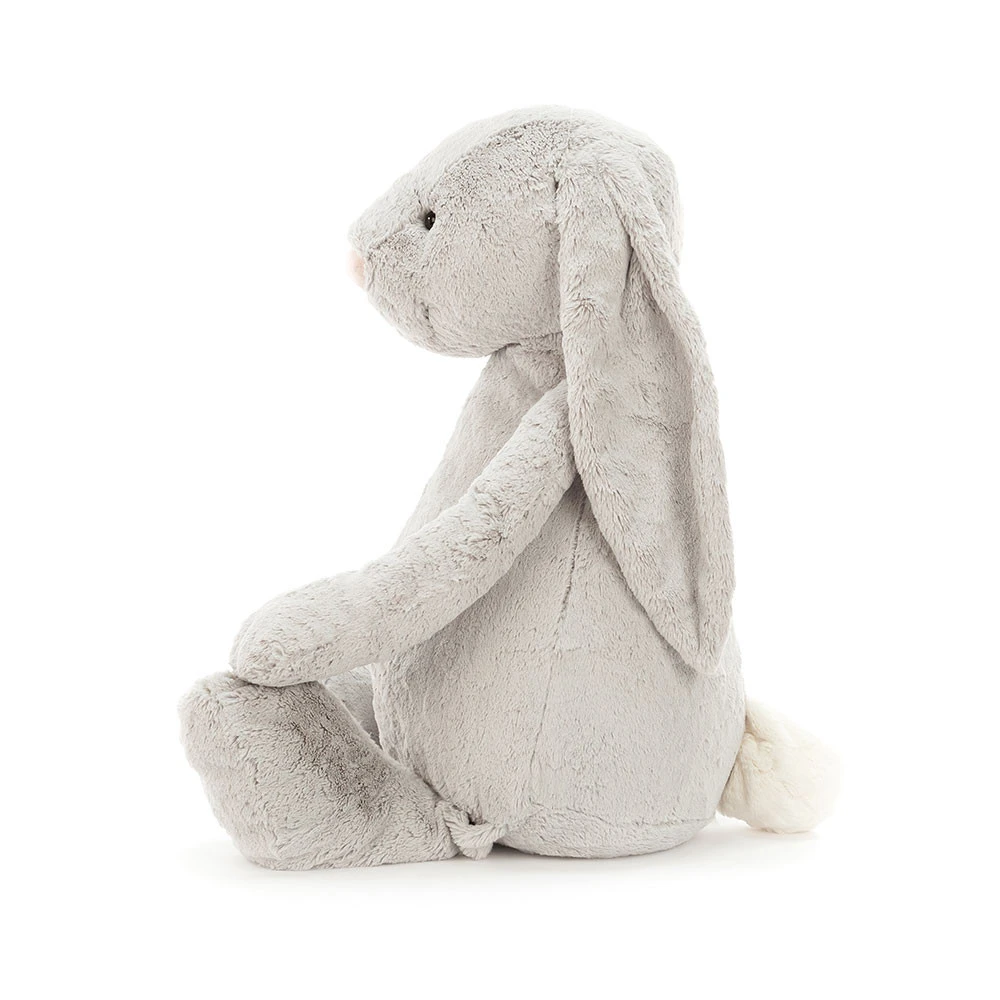 Jellycat Stofftier Bashful Silver Bunny Really Really Big Plüsch Hase Gigantisch Groß 2 Jellycat Stofftier Bashful Silver Bunny Really Really Big Plüsch Hase Gigantisch Groß – Bild 2